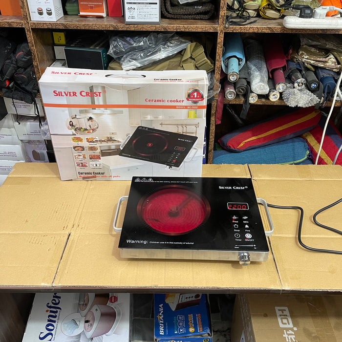 Germany Lot Imported Silver Crest Ceramic Infrared Hot Plate