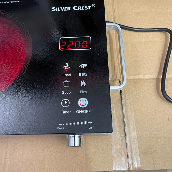 Germany Lot Imported Silver Crest Ceramic Infrared Hot Plate