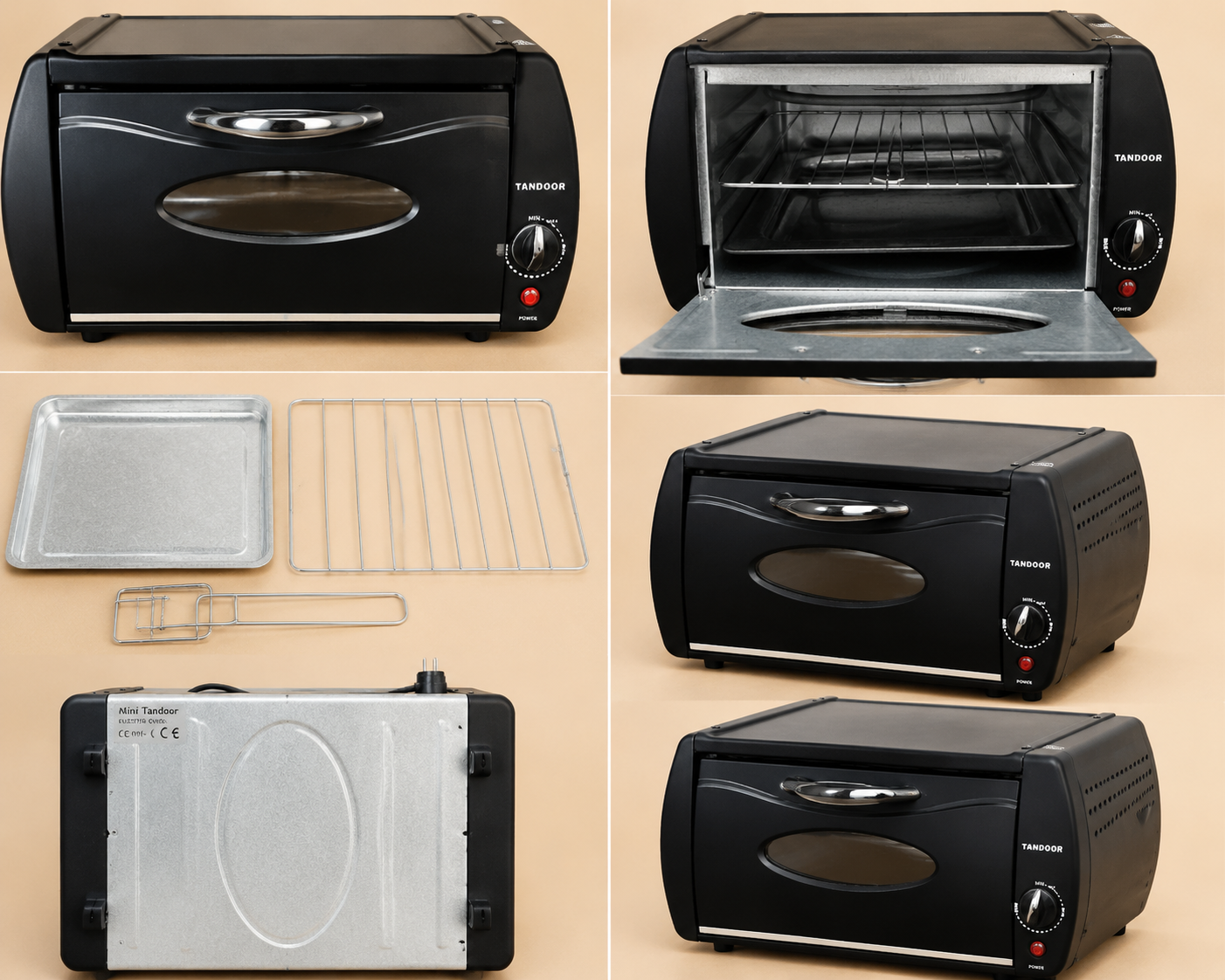 Electric Tandoor Oven 2100W (Roti, Naan & Pizza)