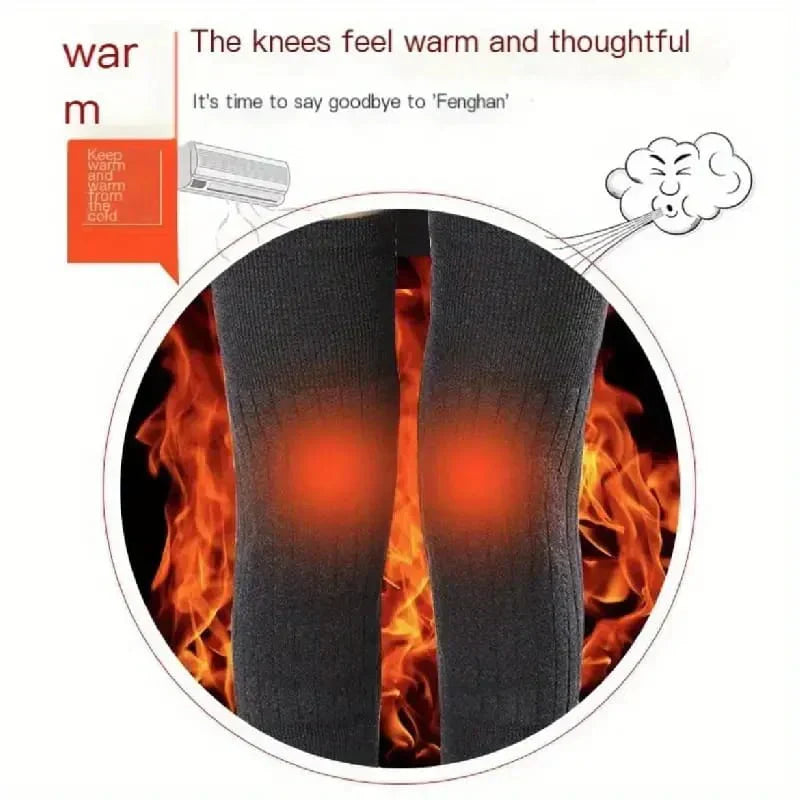 Knee  Warmer - Woolen Elastic Knee Pain Re-leaf Pads For Men & Women