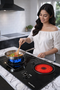 Gas Hob Burner with Dual Power Operation (Gas + Electric) | Designed in Germany