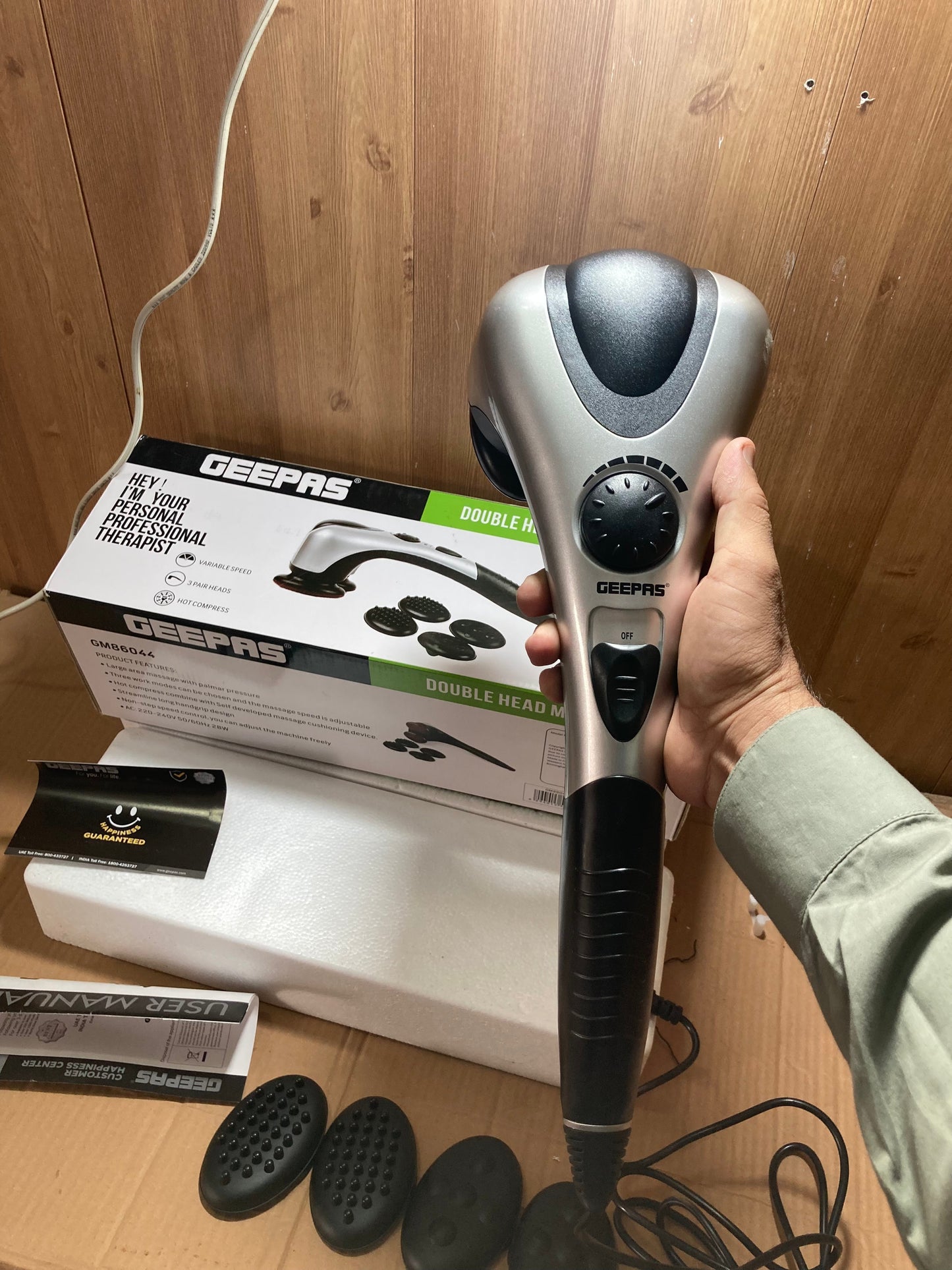 Geepas Dubai Double Head Massager