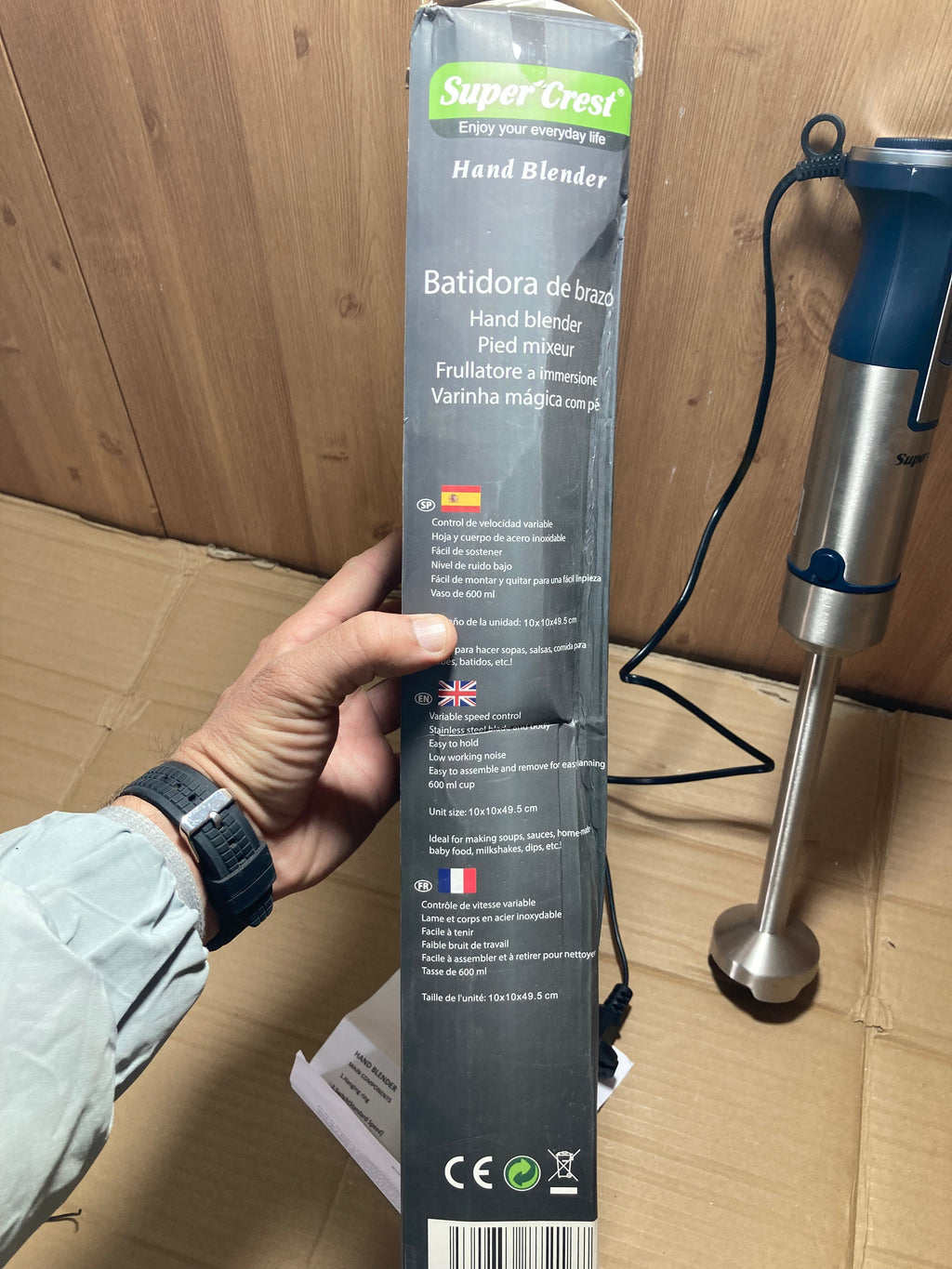 Germany Lot Imported Super Crest Hand Blender