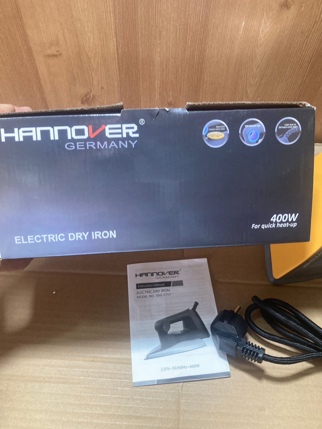 Germany Lot Imported Hannover Dry Iron 400W