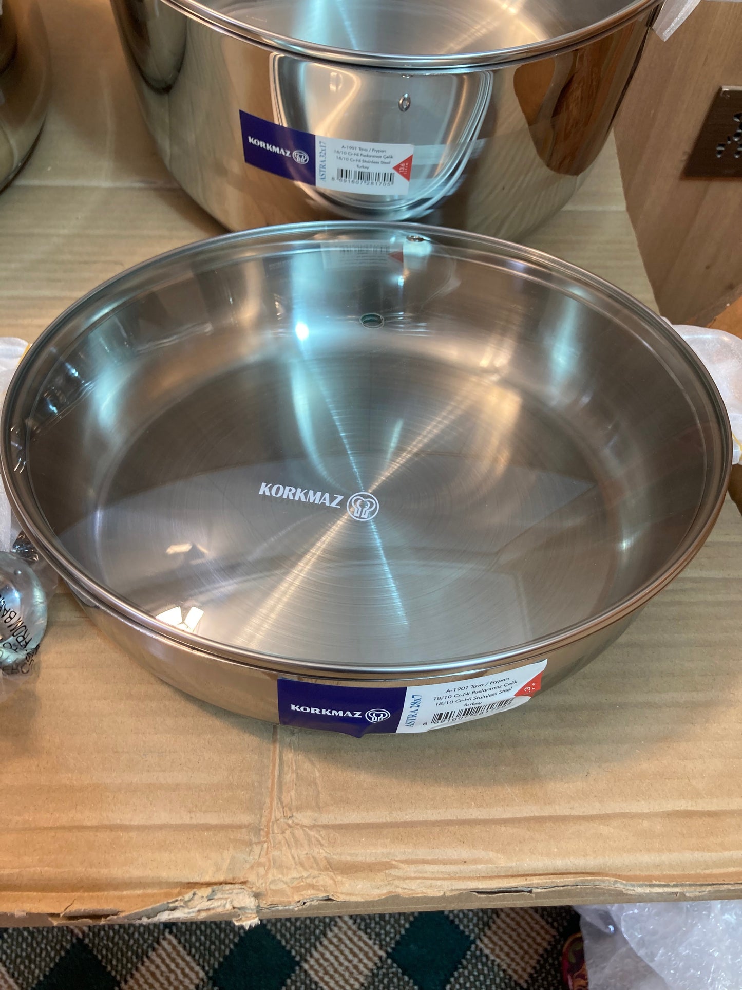 Korkmaz Turkey Stainless Steel 10PCs Cookware Set ASTRA A-1901