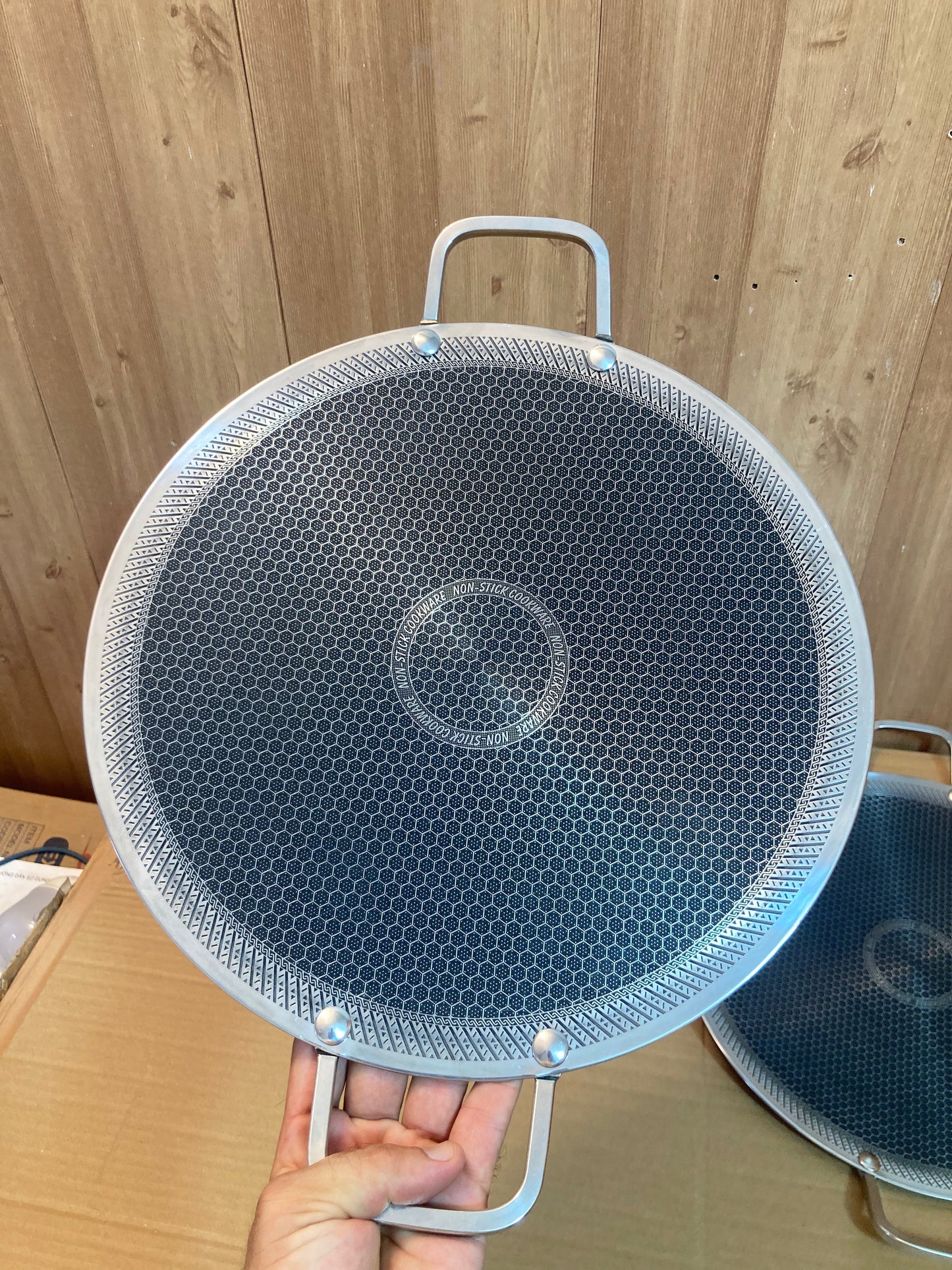 Lot Imported Double Laser Coated HoneyComb Tawa