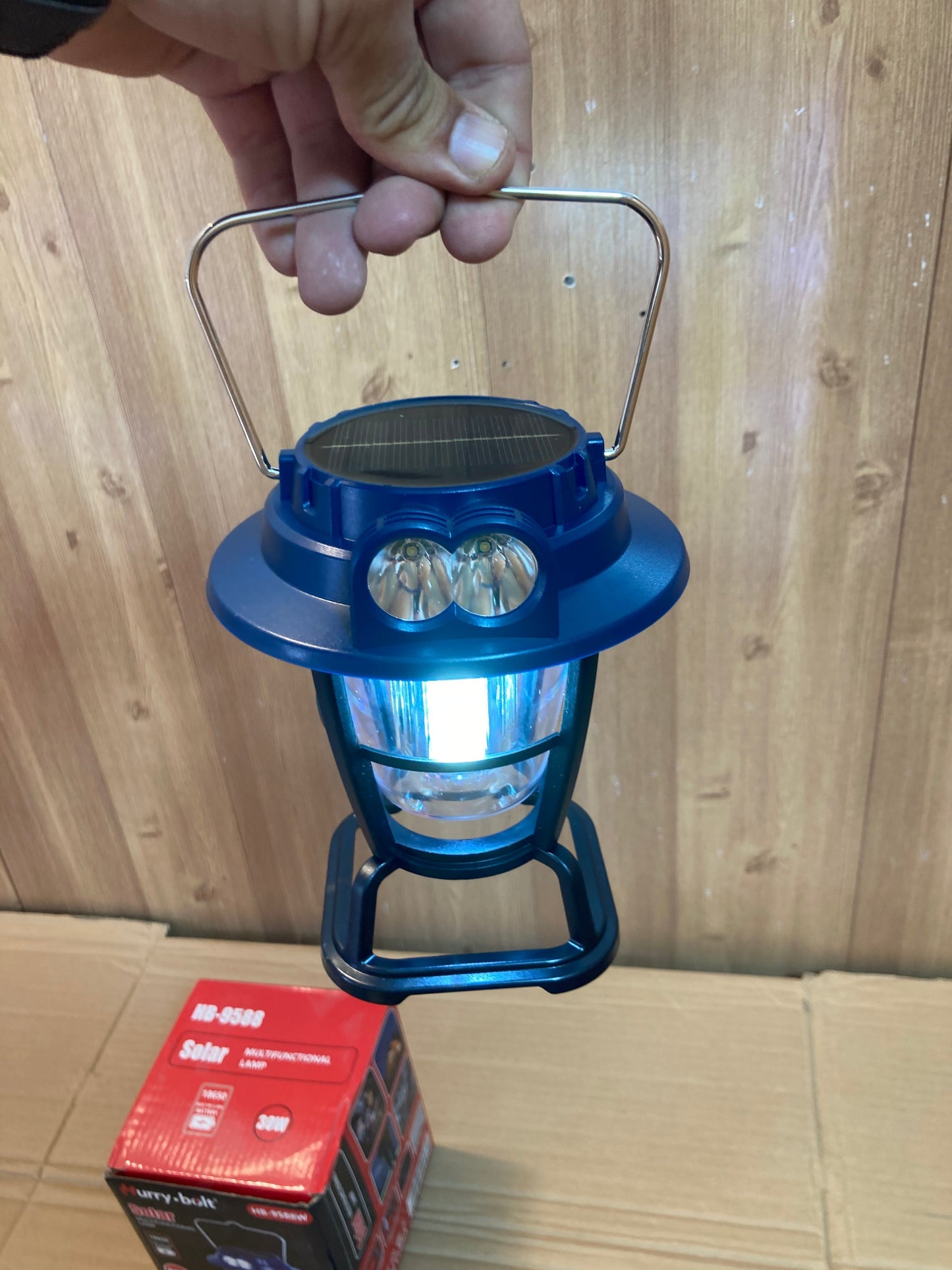 Hurry Bolt Solar Rechargeable Camping Lamp Light