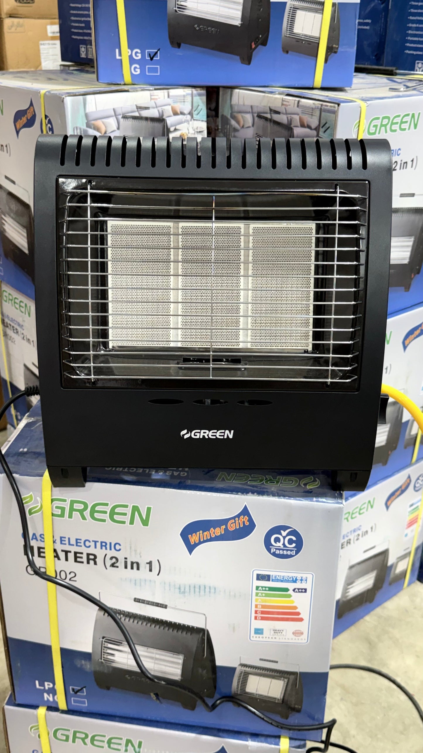 Green GR-001 2-in-1 (Gas+Electric) Room Heater Fine Quality