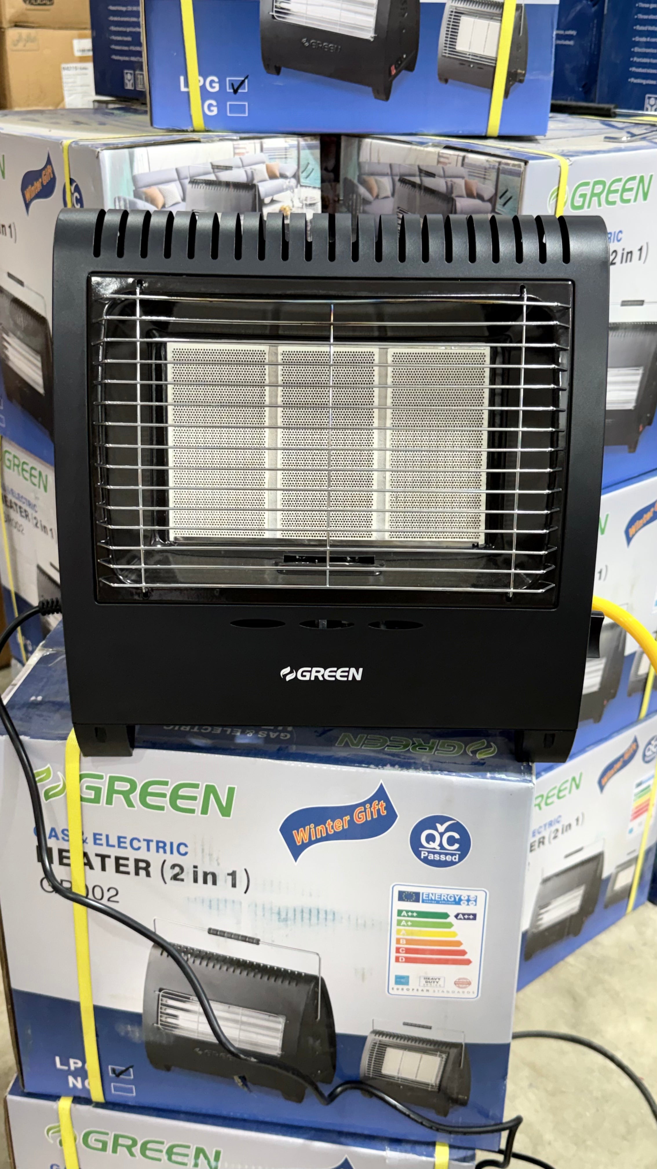 Green GR-001 2-in-1 (Gas+Electric) Room Heater Fine Quality