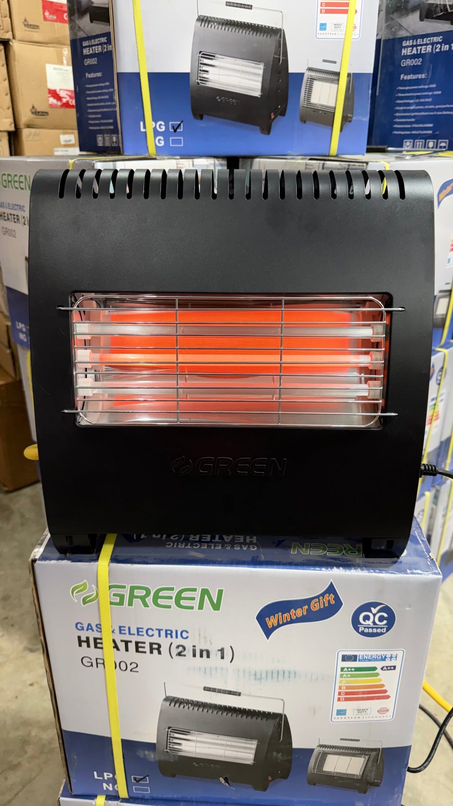 Green GR-001 2-in-1 (Gas+Electric) Room Heater Fine Quality