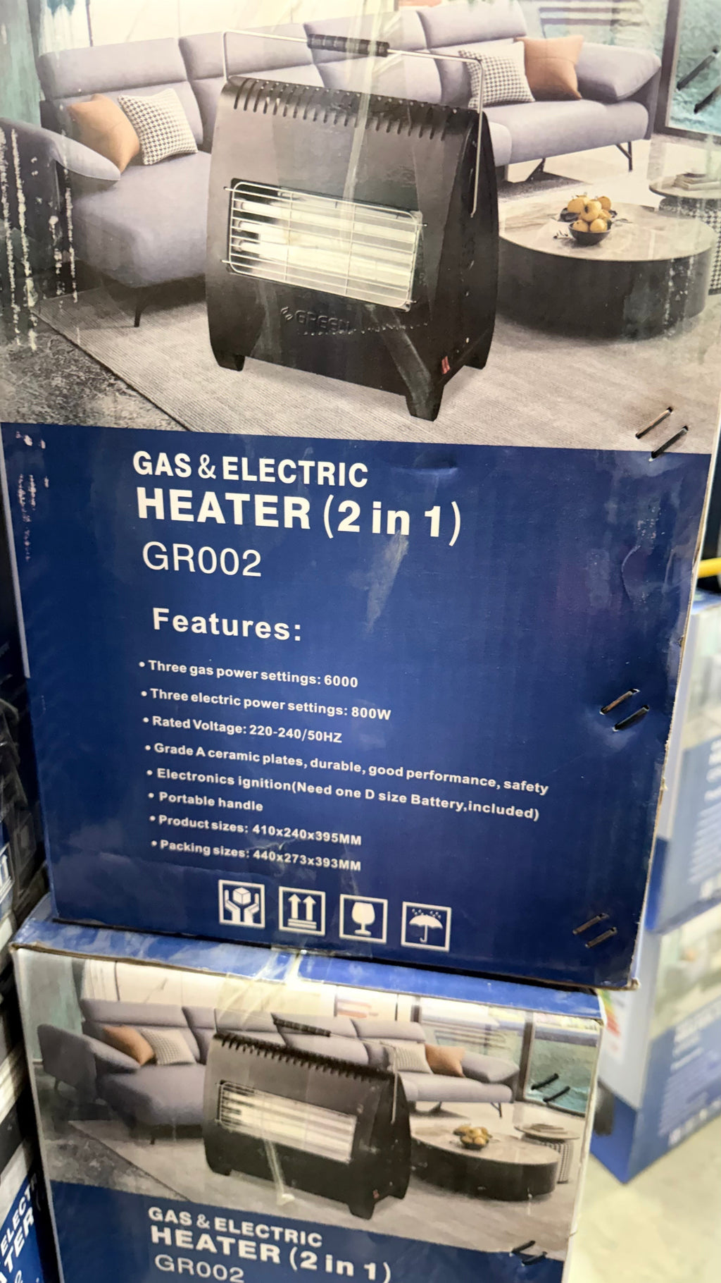 Green GR-001 2-in-1 (Gas+Electric) Room Heater Fine Quality