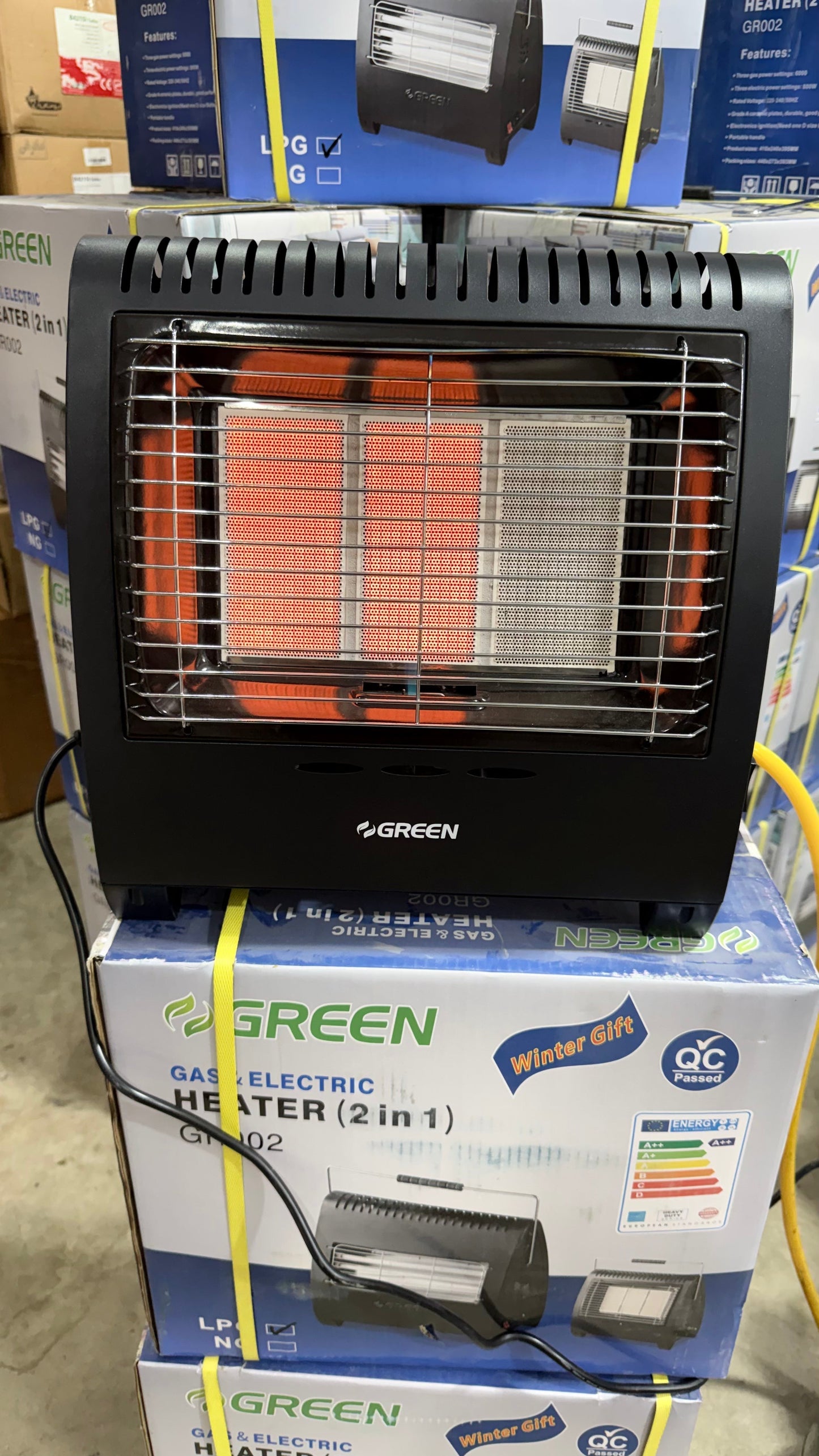 Green GR-001 2-in-1 (Gas+Electric) Room Heater Fine Quality