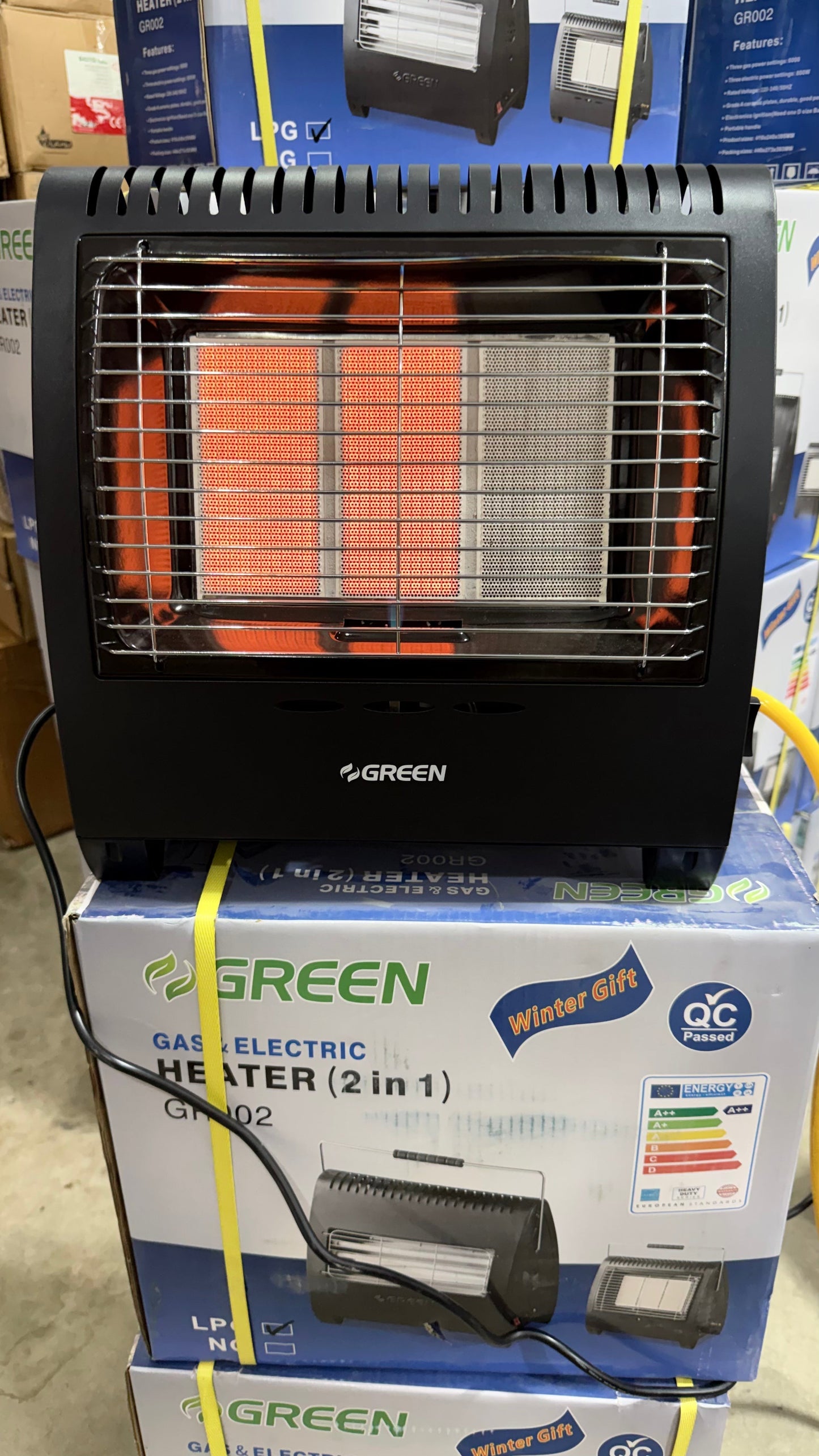 Green GR-001 2-in-1 (Gas+Electric) Room Heater Fine Quality
