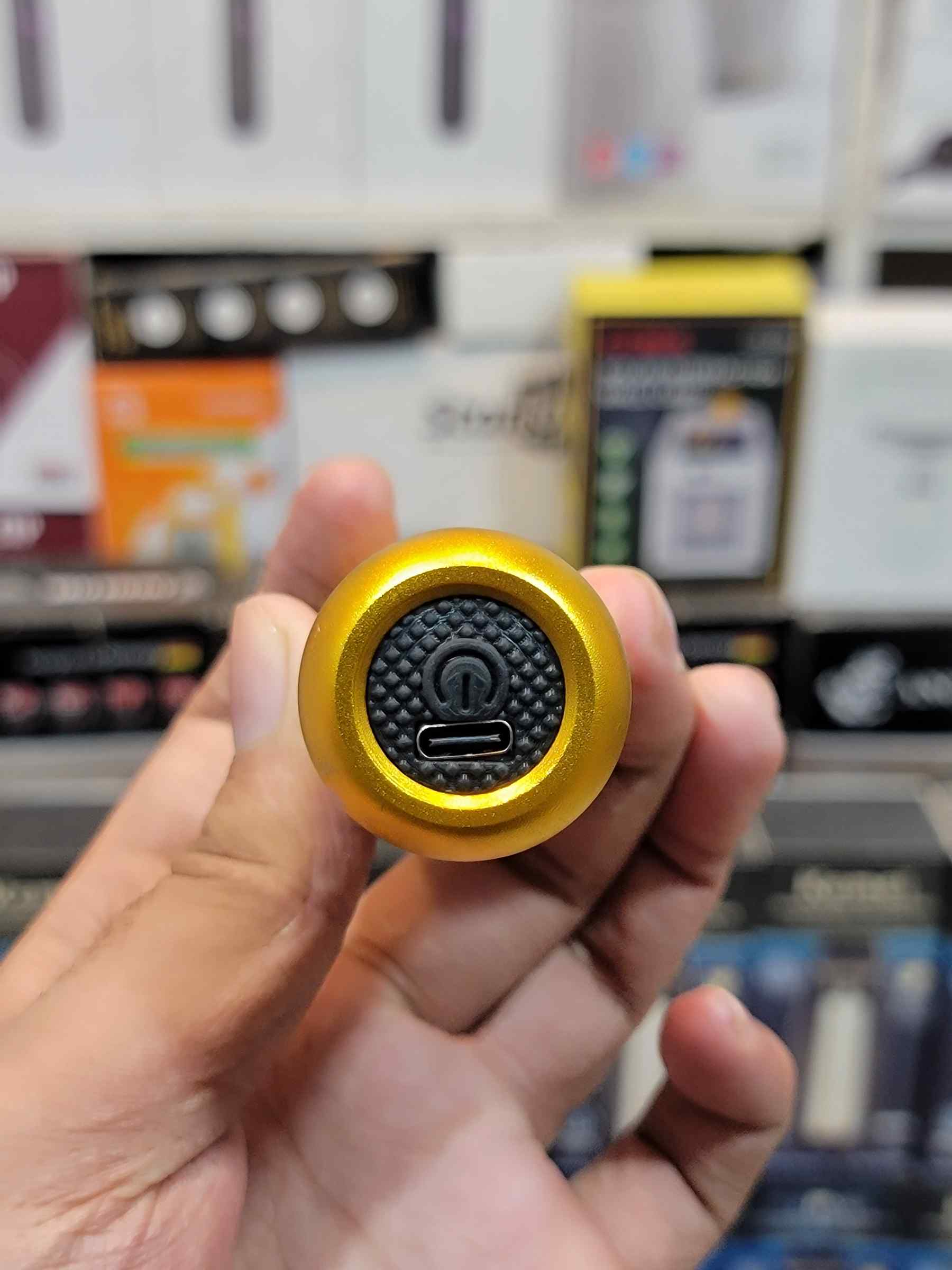 Original KEMEI Full Metal Body Hair Trimmer - Golden