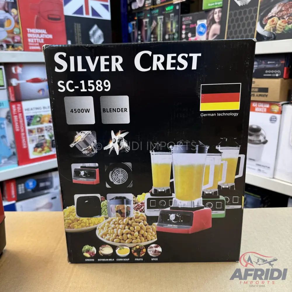 German Lot Imported 2L Powerful silver crest  2-in-1 Blender KK