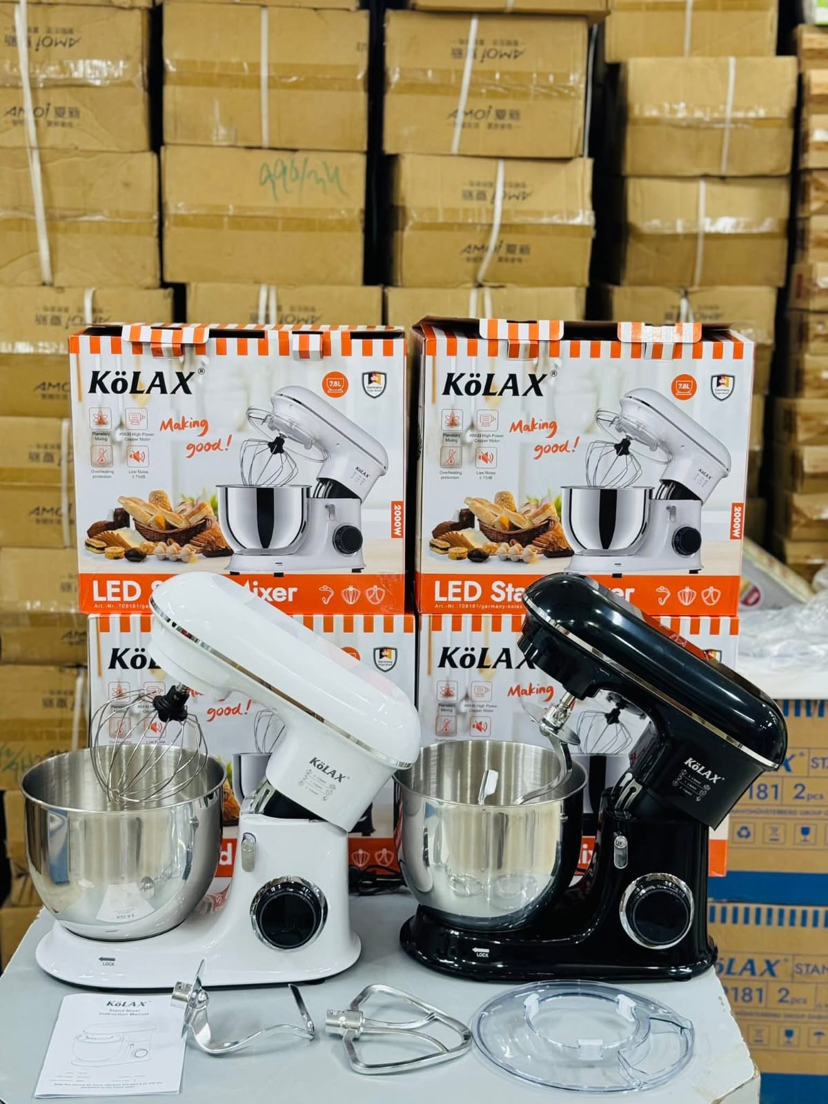 Kolax 7.8L Stand Mixer - German Lot