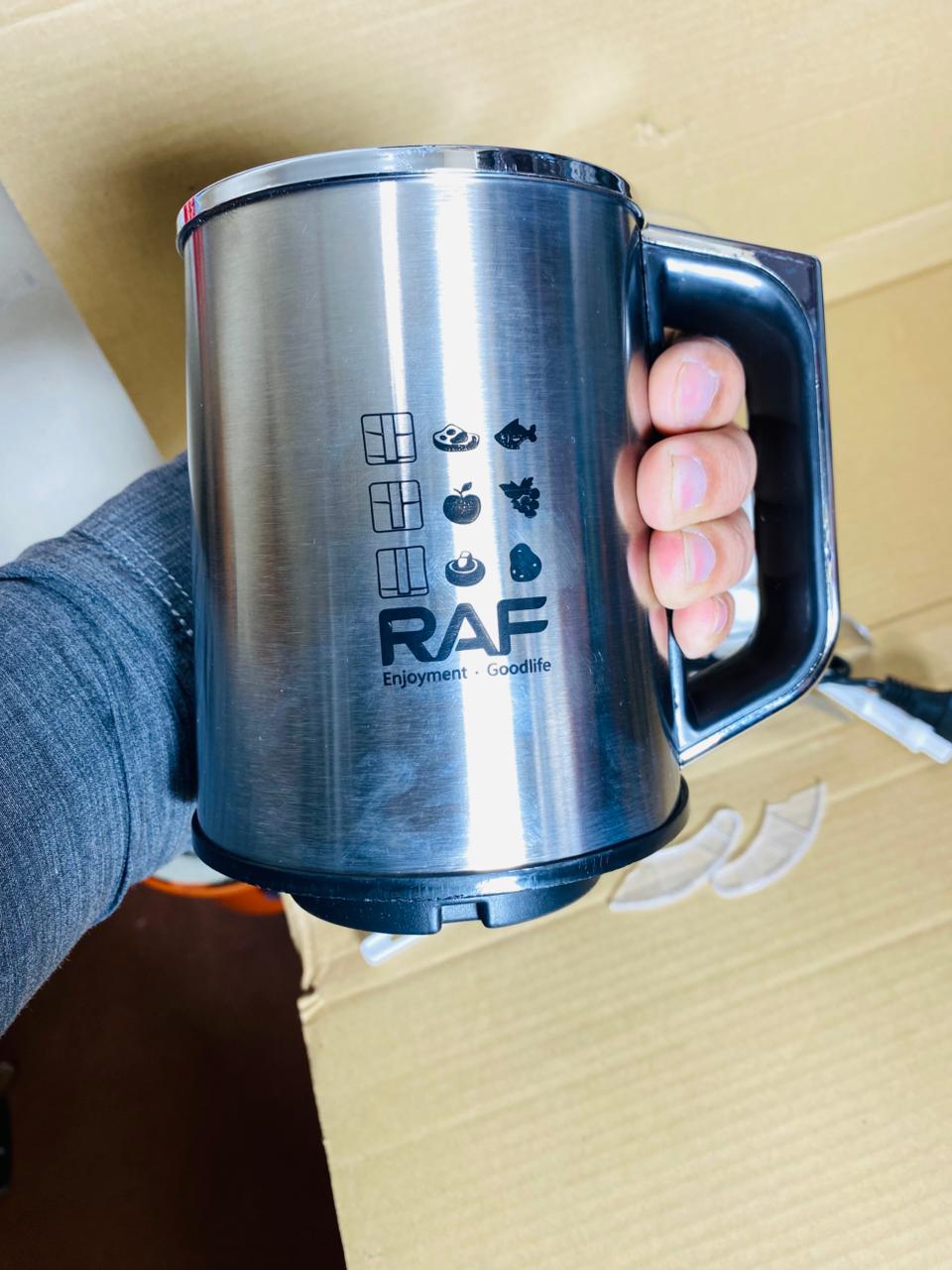 RAF Food Chopper (Meat & Vegetable Chopper) 3 Litre Steel Bowl