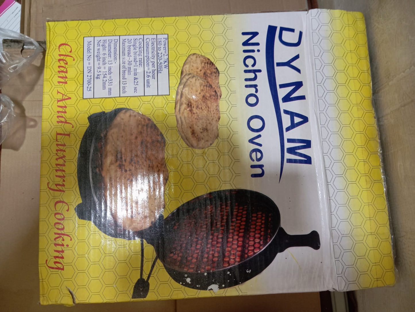 Lot Imported Electric Roti Maker & Oven (DYNAM Nichro German Brand) Heavy Weight