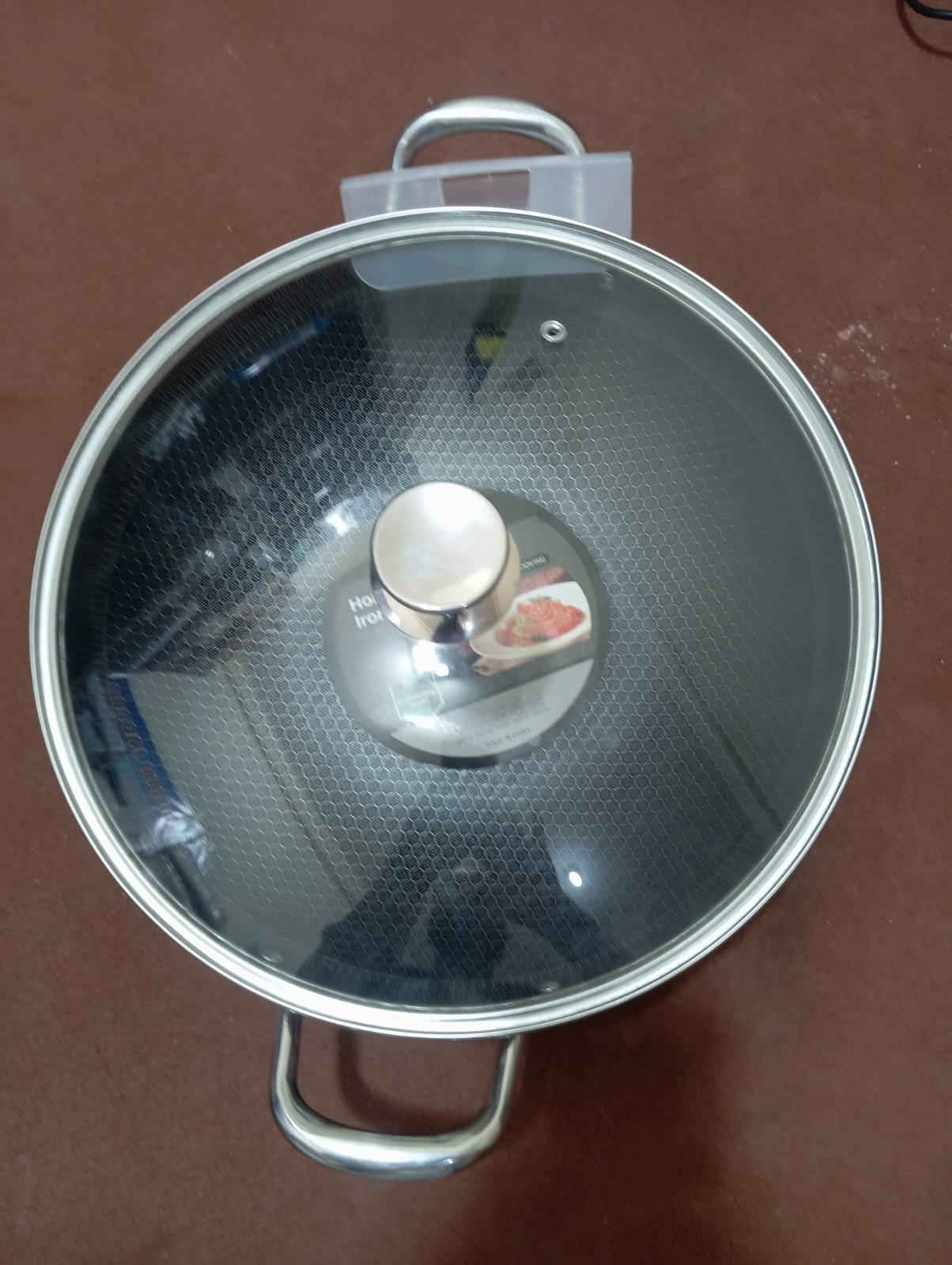 Premium Imported Honeycomb Laser-Coated Karahi