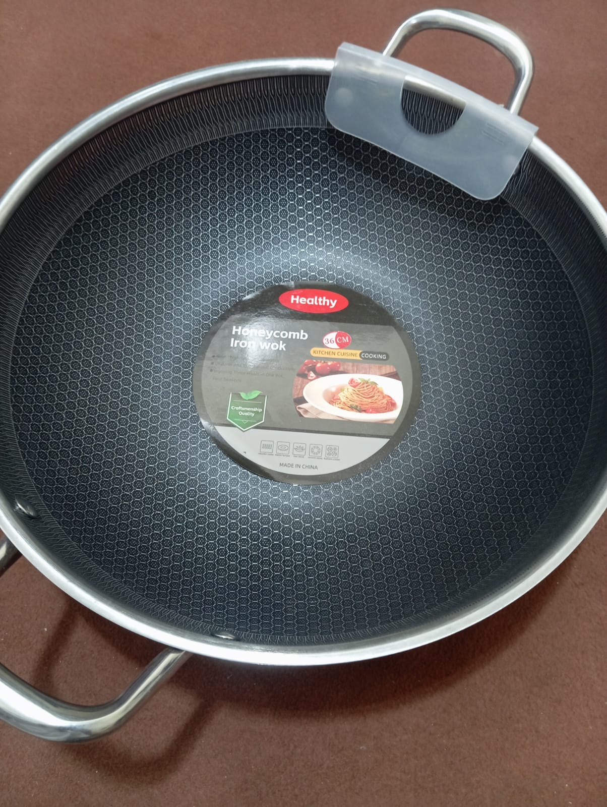 Premium Imported Honeycomb Laser-Coated Karahi