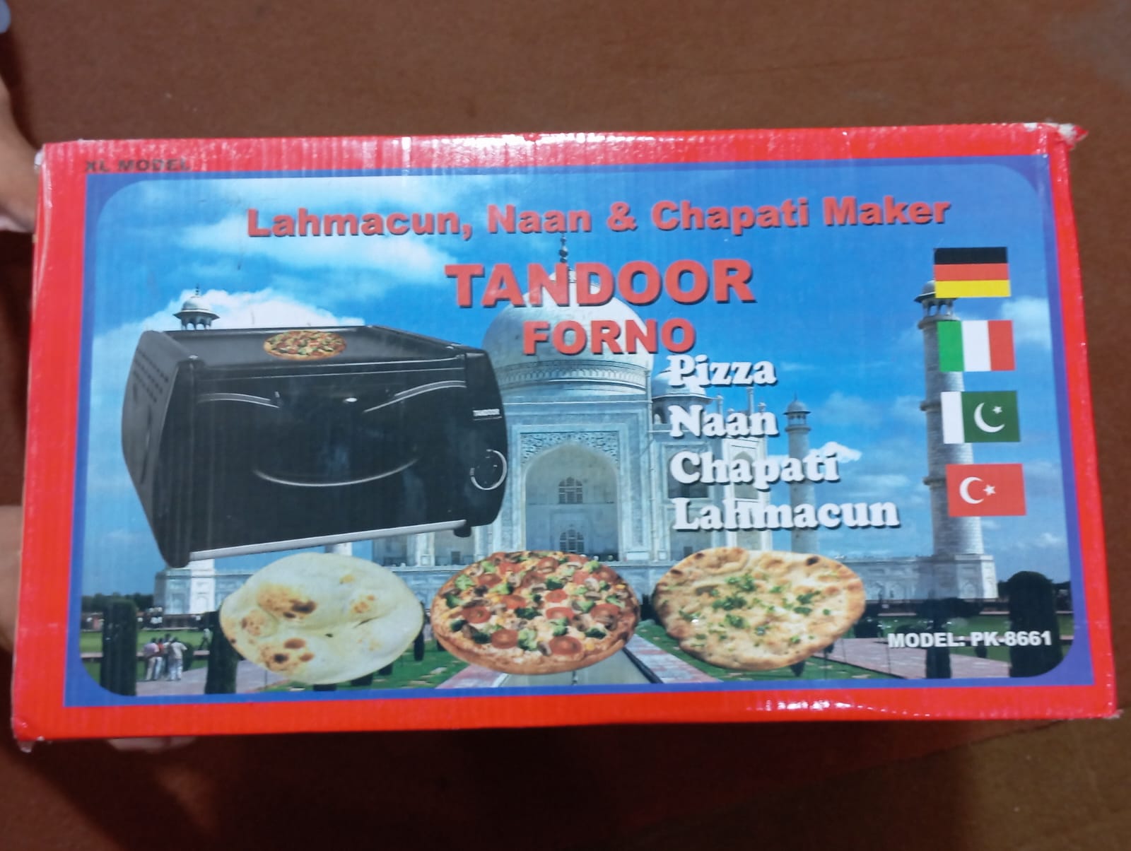 Electric Tandoor Oven 2100W (Roti, Naan & Pizza)