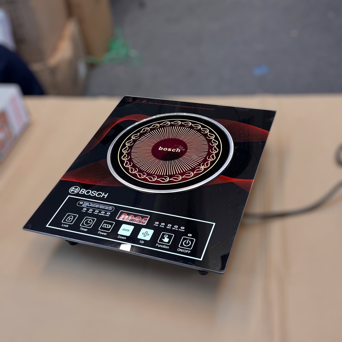 Bosch RBK-12 Electric Infrared Stove – 85% Power Saving Cooker (Hot Plate)