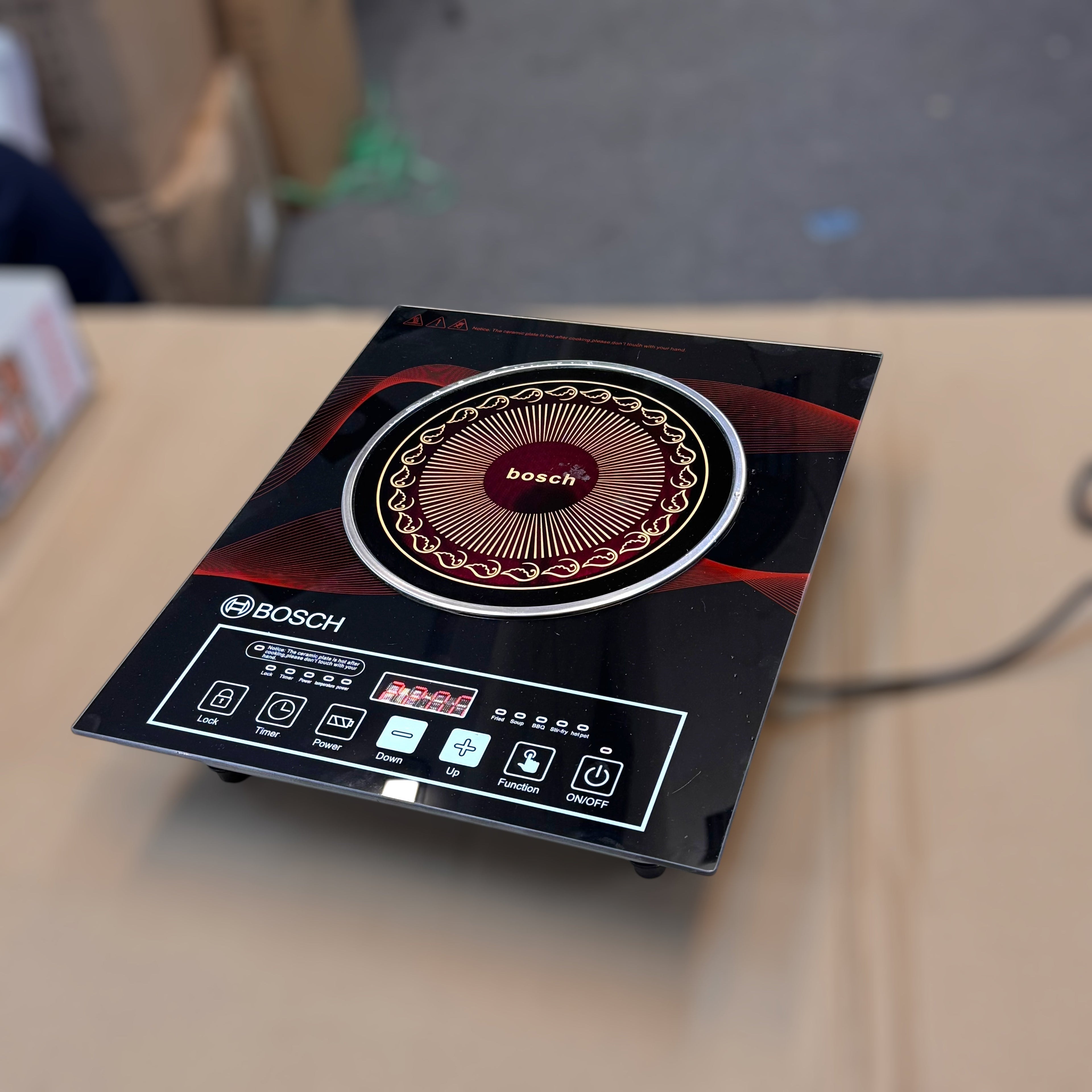 Bosch RBK-12 Electric Infrared Stove – 85% Power Saving Cooker (Hot Plate)