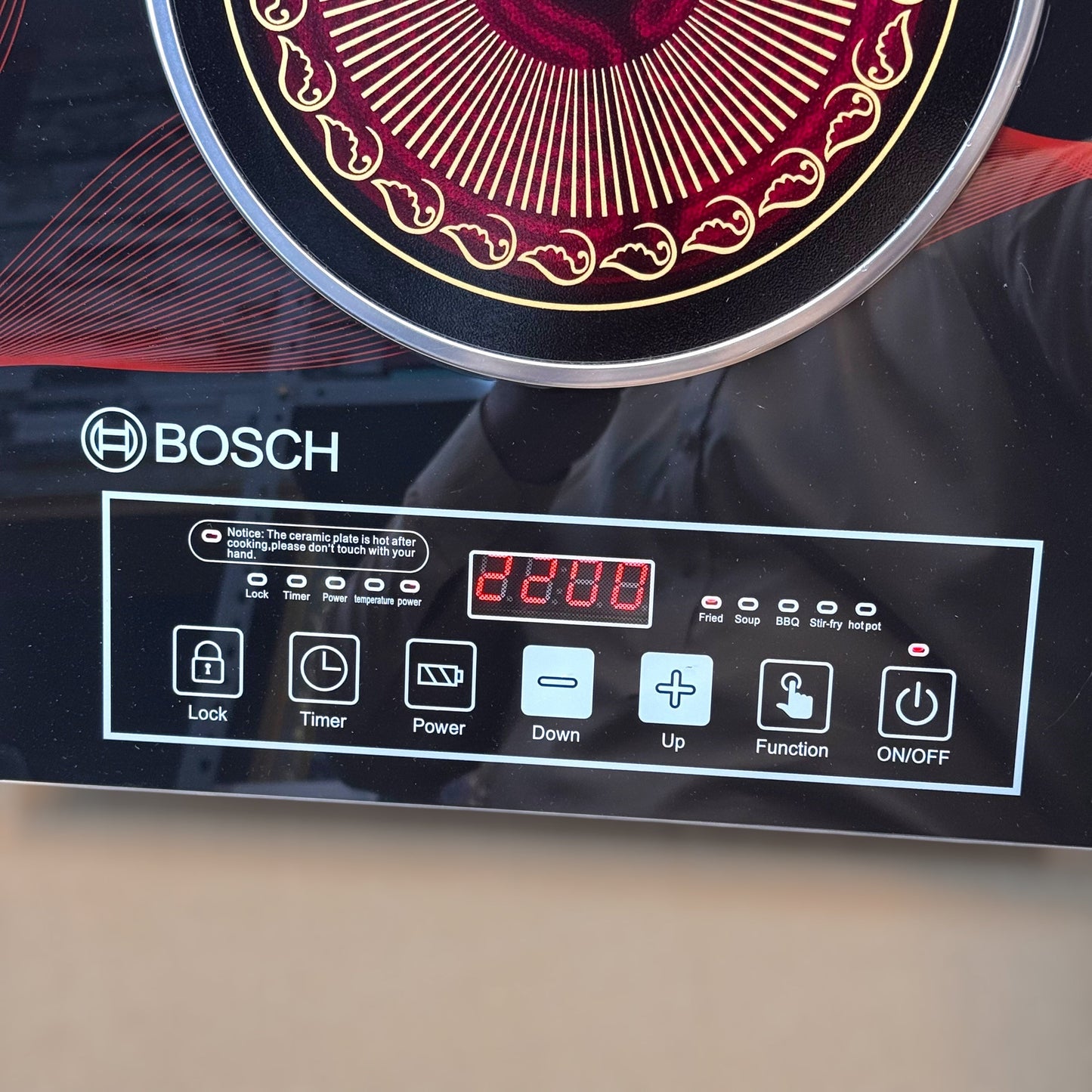 Bosch RBK-12 Electric Infrared Stove – 85% Power Saving Cooker (Hot Plate)