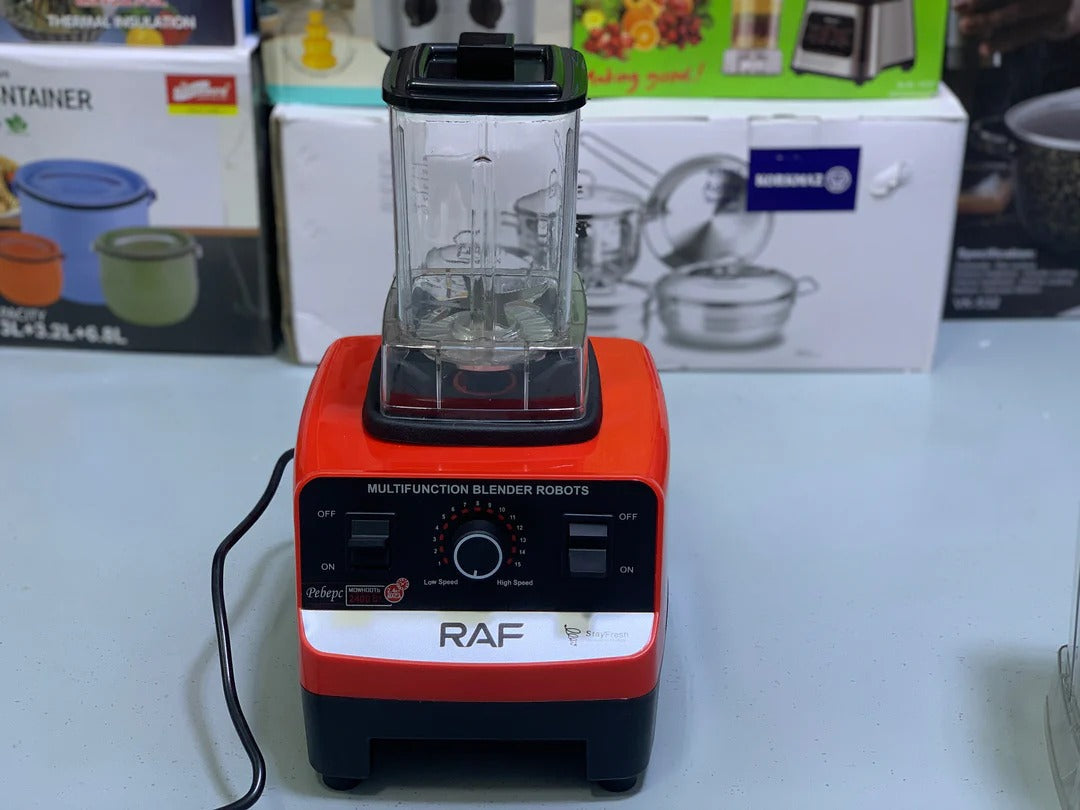 RAF Electric 2-in-1 Blender & Grinder – 2.5L Large Capacity, Powerful Multi-Purpose Mixer