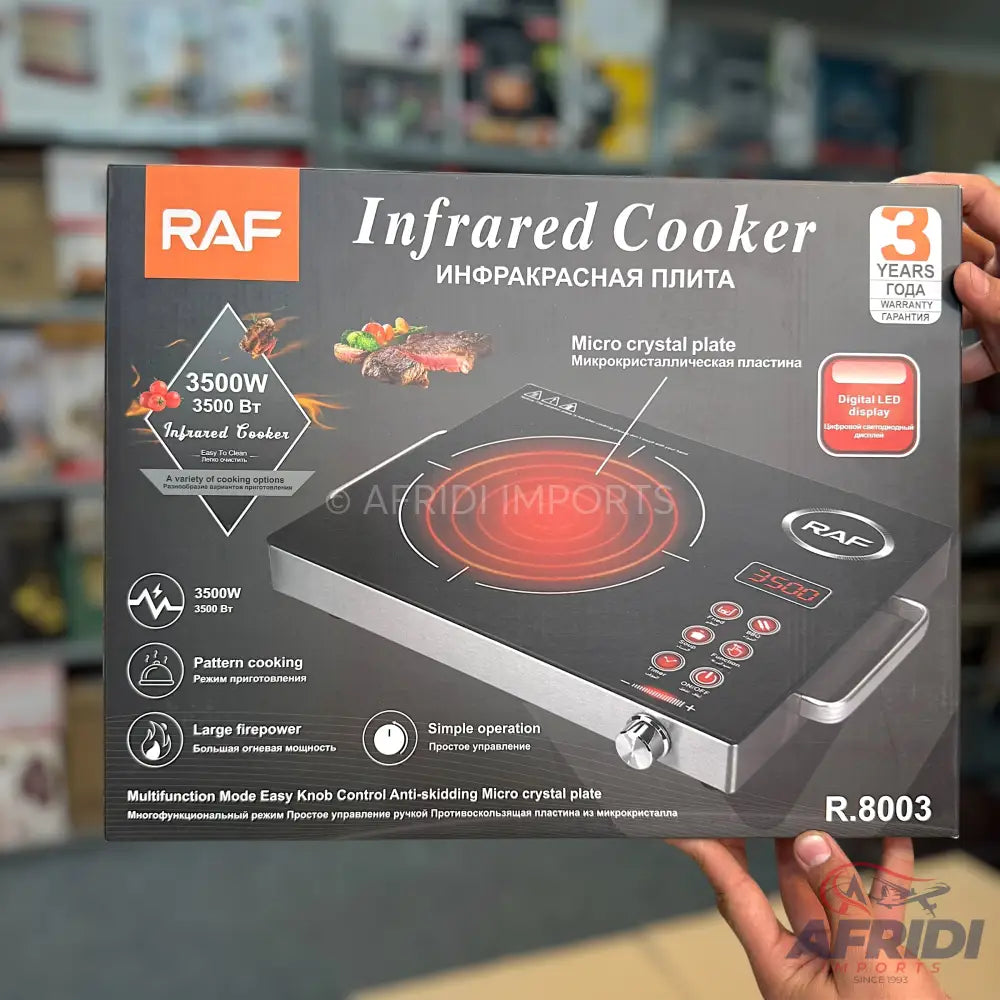 RAF Infrared Electric Stove - Russia Lot - 1 Year Warranty