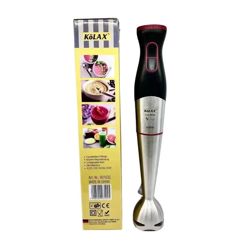 KoLAX Germany Stainless Steel Portable 2 Speed Multifunctional Kitchen Electric Mixer Hand Stick Blender