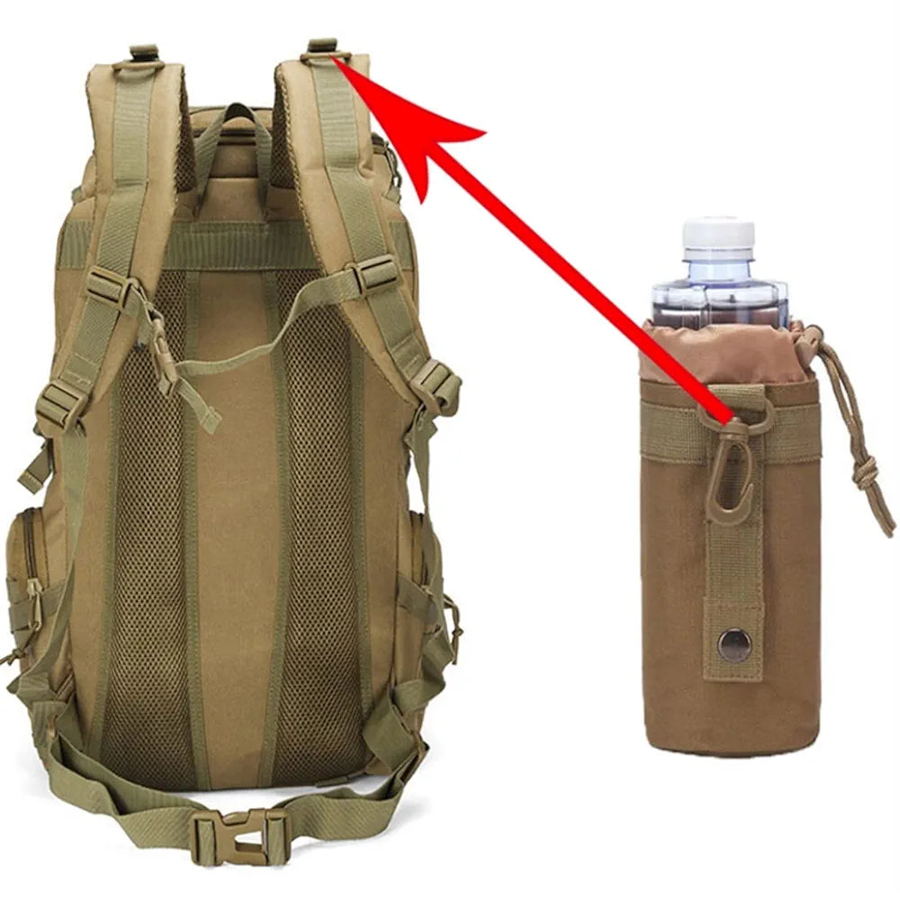 Tactical & Hiking Backpacks – 50L Waterproof Military Outdoor Travel Bag
